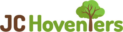 Het logo van JC Hoveniers, uw hovenier voor in Spijkenisse